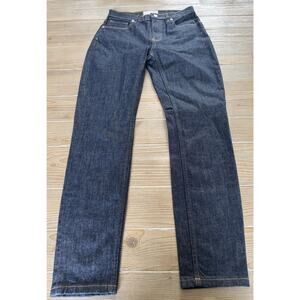 Everlane Women's High Waist Jeans Dark Wash Straight Leg Denim Size 28 RN 139393